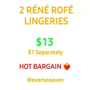 2 RENE ROFE LINGERIE Bodysuits 🧚🏽‍♀️✨ Sold Separate $7 ❤️‍🔥 2 for $13